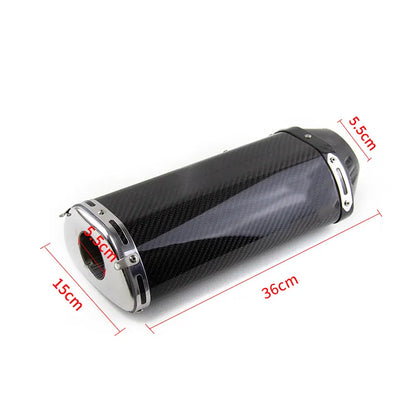 For Honda CBR600RR F5 2005-2023 Exhaust System Kit Mid Link Pipe Carbon Muffler, product view 02