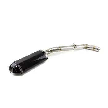 For Honda CBR600RR F5 2005-2023 Exhaust System Kit Mid Link Pipe Carbon Muffler, product view 06