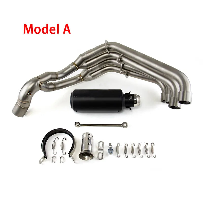 For Honda CBR650R CBR650F CB650F CB650R 2014-2023 Exhaust Link Pipe Muffler Tips Slip on System, product view 03