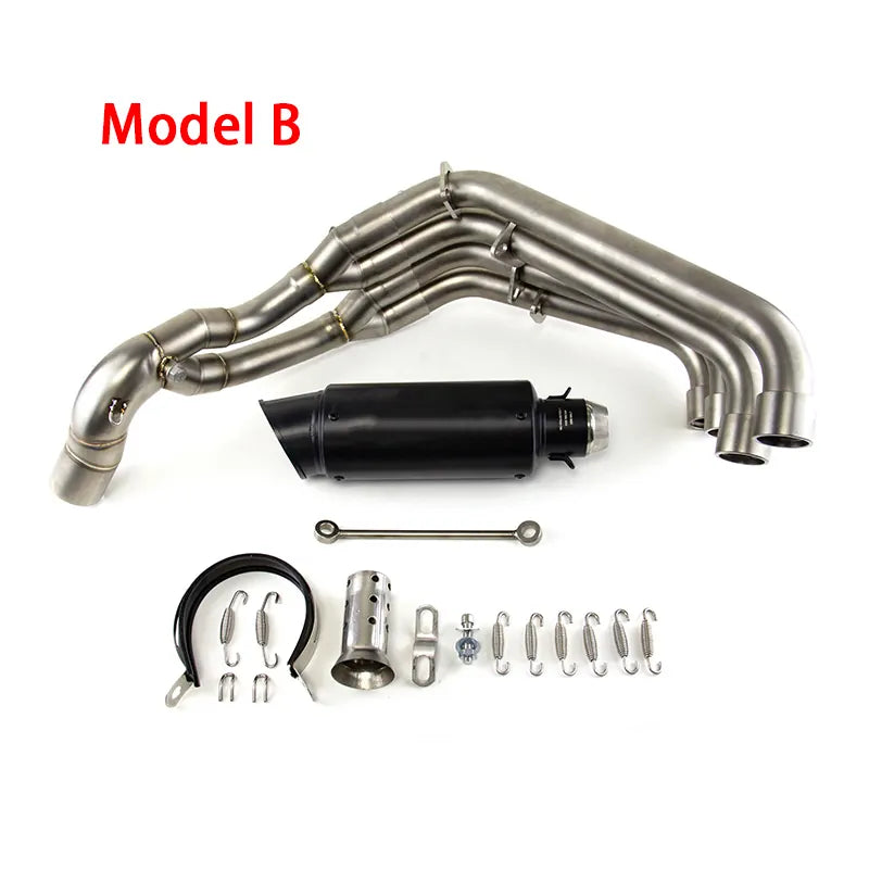 For Honda CBR650R CBR650F CB650F CB650R 2014-2023 Exhaust Link Pipe Muffler Tips Slip on System, product view 04