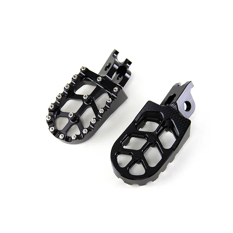 For Honda for Kawasaki CR125 CR250 KX250F CNC Motorcycle Billet MX Wide Foot Pegs Pedals Rest Foot Pegs, product view 04
