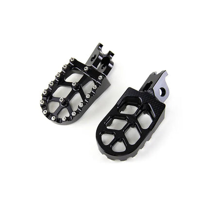 For Honda for Kawasaki CR125 CR250 KX250F CNC Motorcycle Billet MX Wide Foot Pegs Pedals Rest Foot Pegs, product view 04