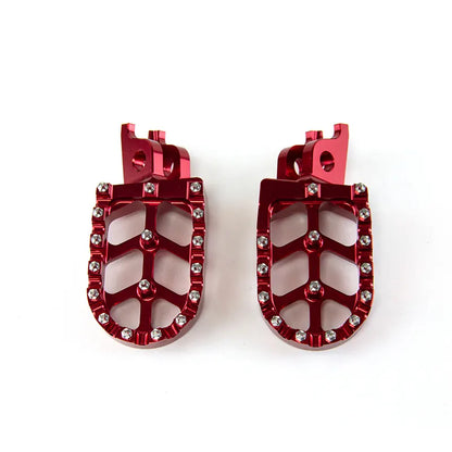 For Honda for Kawasaki CR125 CR250 KX250F CNC Motorcycle Billet MX Wide Foot Pegs Pedals Rest Foot Pegs, product view 05