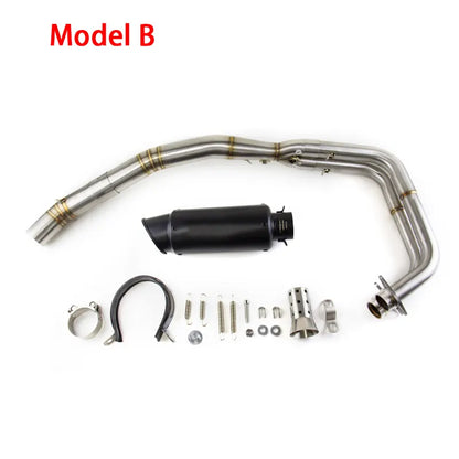 For Kawasaki Ninja 400 250 Z400 Z250(2017-2025) Exhaust Link Pipe Muffler Tips Slip on System, product view 04
