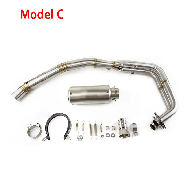 For Kawasaki Ninja 400 250 Z400 Z250(2017-2025) Exhaust Link Pipe Muffler Tips Slip on System, product view 05