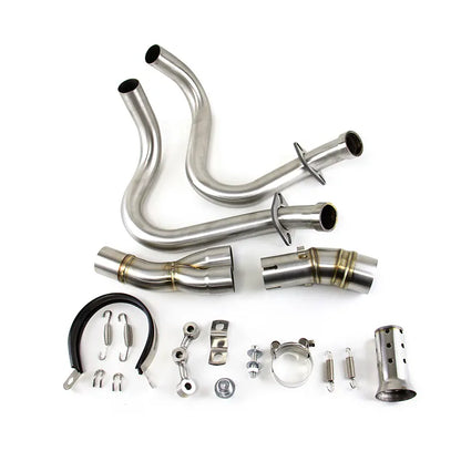 For Kawasaki Ninja 650 Z650 2012-2025 Full System Exhaust Tips Black Header Pipe, product view 01