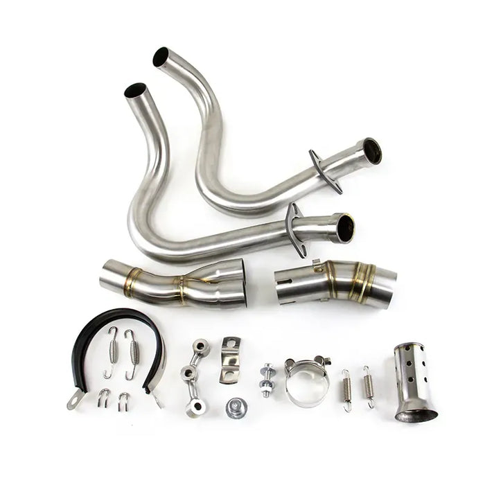 XMM-0016 Tubo de conexión de escape de motocicleta para Kawasaki Ninja 650 Z650 2012-2025 completo