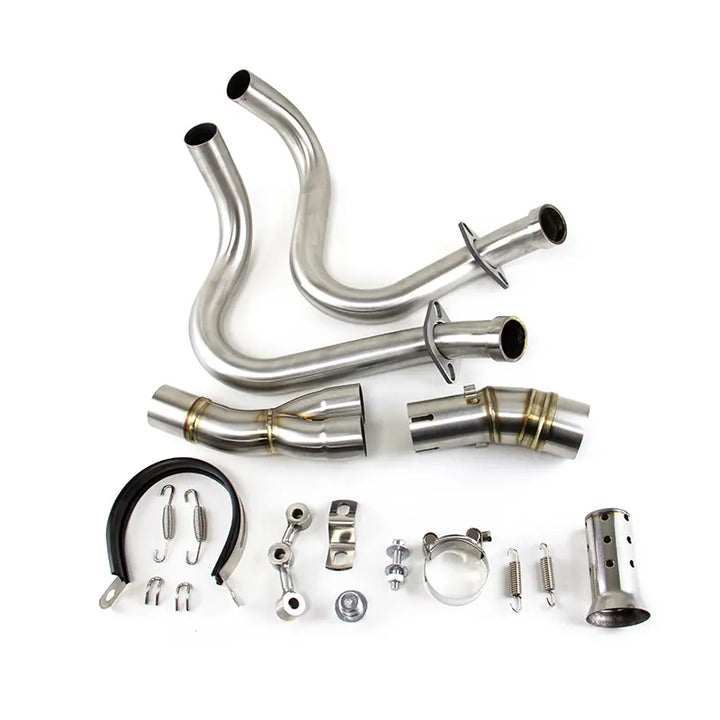 For Kawasaki Ninja 650 Z650 2012-2025 Full System Exhaust Tips Black Header Pipe, product view 01
