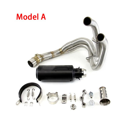 For Kawasaki Ninja 650 Z650 2012-2025 Full System Exhaust Tips Black Header Pipe, product view 02