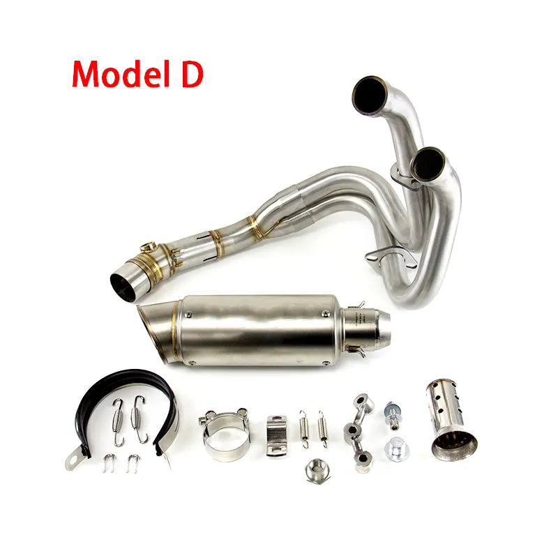 For Kawasaki Ninja 650 Z650 2012-2025 Full System Exhaust Tips Black Header Pipe, product view 05