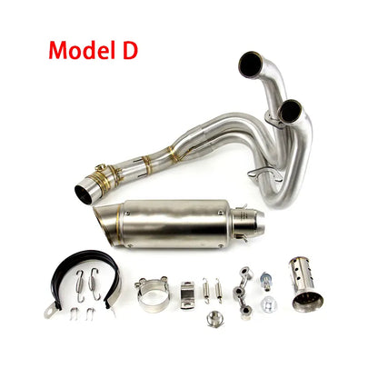 For Kawasaki Ninja 650 Z650 2012-2025 Full System Exhaust Tips Black Header Pipe, product view 05