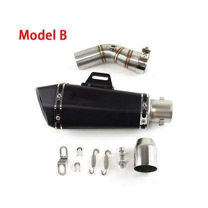 For Kawasaki Ninja ZX10R 2011-2025 Years Modified Exhaust Mid Link Pipe Slip on Stock Muffler, product view 06