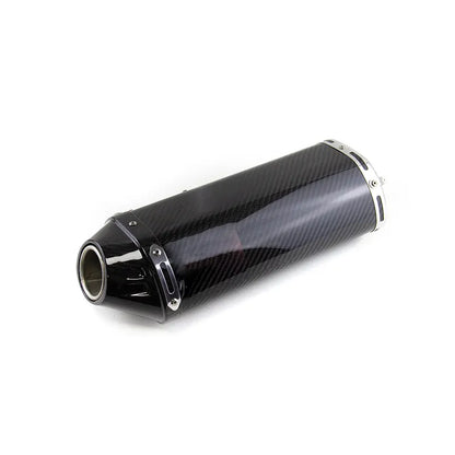 For Kawasaki Ninja ZX6R ZX636 2004-2008 Carbon Muffler Exhaust Link Pipe Slip on, product view 02