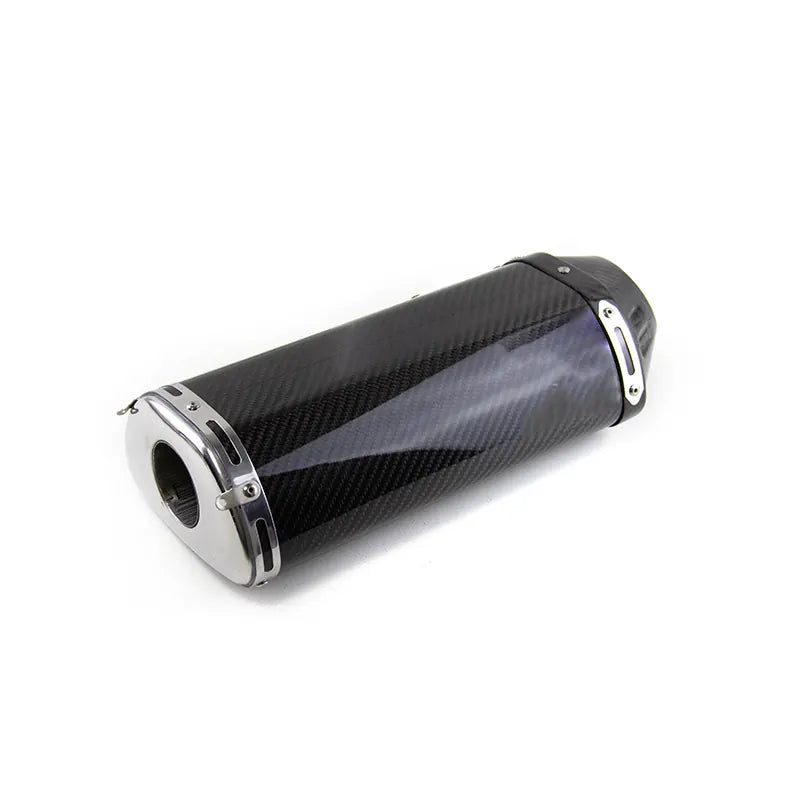 For Kawasaki Ninja ZX6R ZX636 2004-2008 Carbon Muffler Exhaust Link Pipe Slip on, product view 03