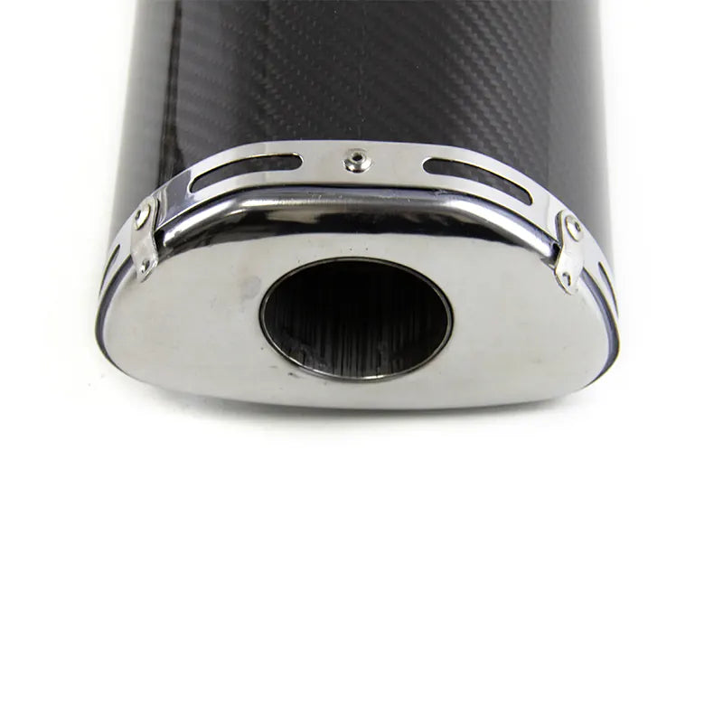 For Kawasaki Ninja ZX6R ZX636 2004-2008 Muffler Tips Carbon Fiber Pipe, product view 04
