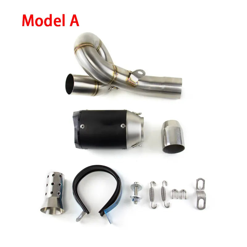 For Kawasaki Ninja ZX6R ZX636 2009-2025 Exhaust Link Pipe Muffler Tips Slip on System, product view 04