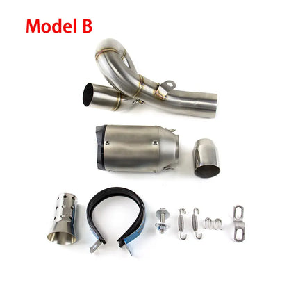 For Kawasaki Ninja ZX6R ZX636 2009-2025 Exhaust Link Pipe Muffler Tips Slip on System, product view 05