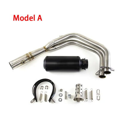 For Kawasaki Vulcan S Vulcan S 650 EN650 VN650 2015-2025 Exhaust Link Pipe Muffler Tips Slip on System, product view 03