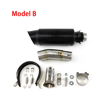 For Kawasaki Z400 Ninja 400 2017-2025 Kawasaki Z500 Ninja 500 2017-2025 Exhaust Link Pipe Muffler Tips Slip on System, product view 03