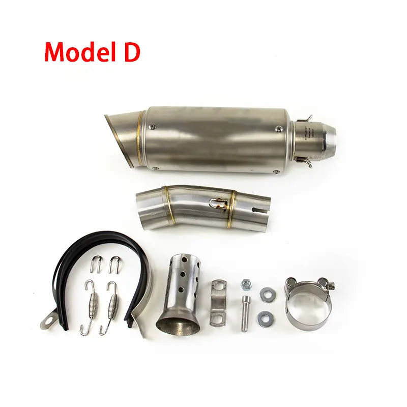 For Kawasaki Z400 Ninja 400 2017-2025 Kawasaki Z500 Ninja 500 2017-2025 Exhaust Link Pipe Muffler Tips Slip on System, product view 05