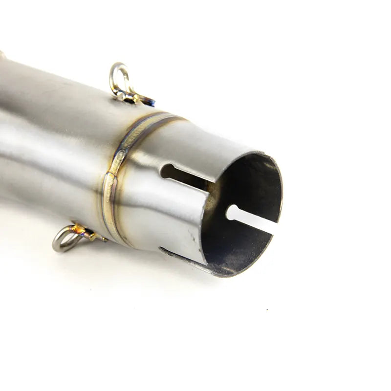 For Kawasaki Z400 Ninja 400 2017-2025 Kawasaki Z500 Ninja 500 2017-2025 Modified Exhaust Mid Link Pipe Slip on Stock, product view 06