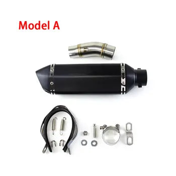 For Kawasaki Z400 Ninja 400 2017-2025 Kawasaki Z500 Ninja 500 2017-2025 Modified Exhaust Mid Link Pipe Slip on Stock, product view 07