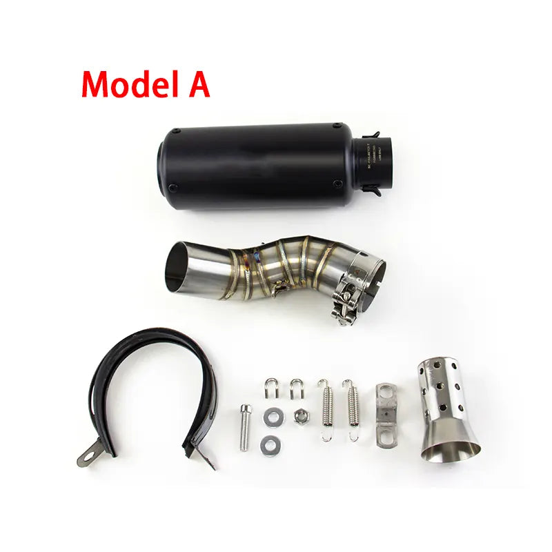For Kawasaki Z900 2017-2025 Modified Exhaust Mid Link Pipe Slip on Stock Muffler, product view 03