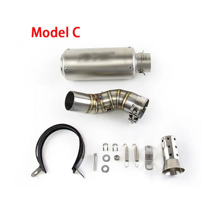 For Kawasaki Z900 2017-2025 Modified Exhaust Mid Link Pipe Slip on Stock Muffler, product view 05