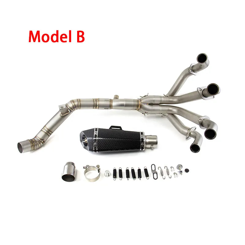 For Kawasaki Z900 (Till 2024) Z900 SE 2022-2024 Z900 E A2 2017-2019 Exhaust Link Pipe Muffler Tips Slip on System, product view 06
