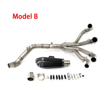 For Kawasaki Z900 (Till 2024) Z900 SE 2022-2024 Z900 E A2 2017-2019 Exhaust Link Pipe Muffler Tips Slip on System, product view 06