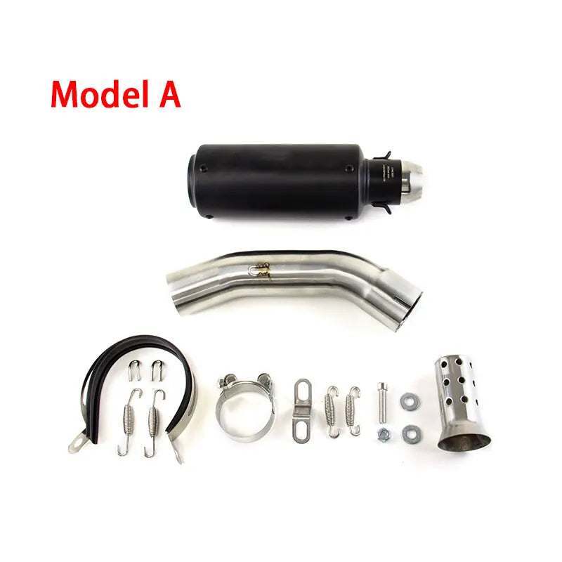 For KTM 250 2020-2024 KTM 390 2020-2024 KTM 390 Adventure 2020-2024 Modified Exhaust Mid Link Pipe Slip on Stock, product view 03