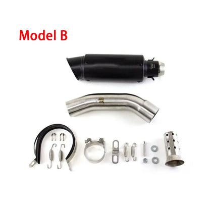 For KTM 250 2020-2024 KTM 390 2020-2024 KTM 390 Adventure 2020-2024 Modified Exhaust Mid Link Pipe Slip on Stock, product view 04