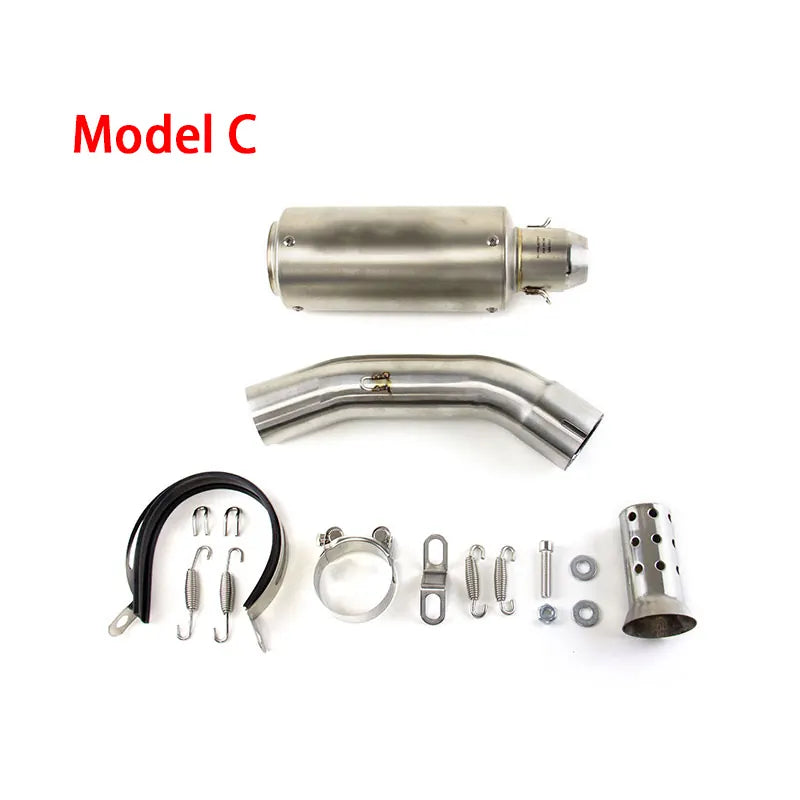 For KTM 250 2020-2024 KTM 390 2020-2024 KTM 390 Adventure 2020-2024 Modified Exhaust Mid Link Pipe Slip on Stock, product view 05