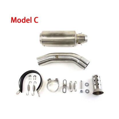 For KTM 250 2020-2024 KTM 390 2020-2024 KTM 390 Adventure 2020-2024 Modified Exhaust Mid Link Pipe Slip on Stock, product view 05