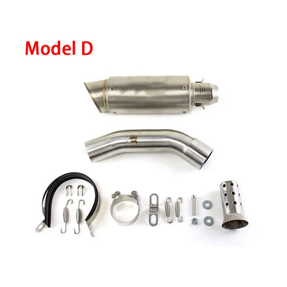 For KTM 250 2020-2024 KTM 390 2020-2024 KTM 390 Adventure 2020-2024 Modified Exhaust Mid Link Pipe Slip on Stock, product view 06