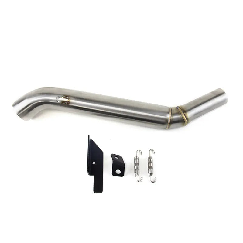 For NS200 Bajaj Pulsar NS200 NS 200 Exhaust Mid Pipe Motorcycle Pitbike Slip on Stainless Steel Connect Tube, product view 01