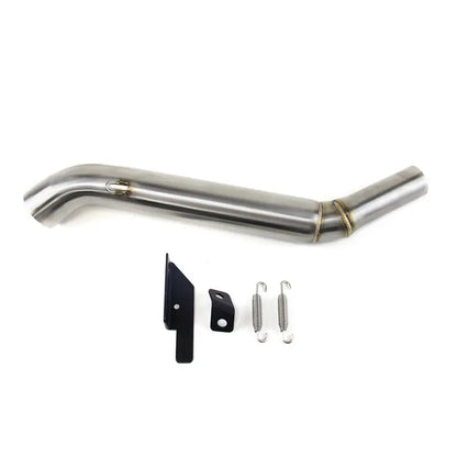 For NS200 Bajaj Pulsar NS200 NS 200 Exhaust Mid Pipe Motorcycle Pitbike Slip on Stainless Steel Connect Tube, product view 01