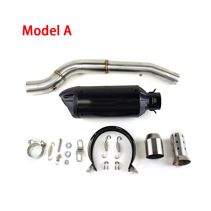 For Suzuki DRZ400S 400E(DR650 2020-2022)/DRZ400 Exhaust Link Pipe Muffler Tips Slip on System, product view 02