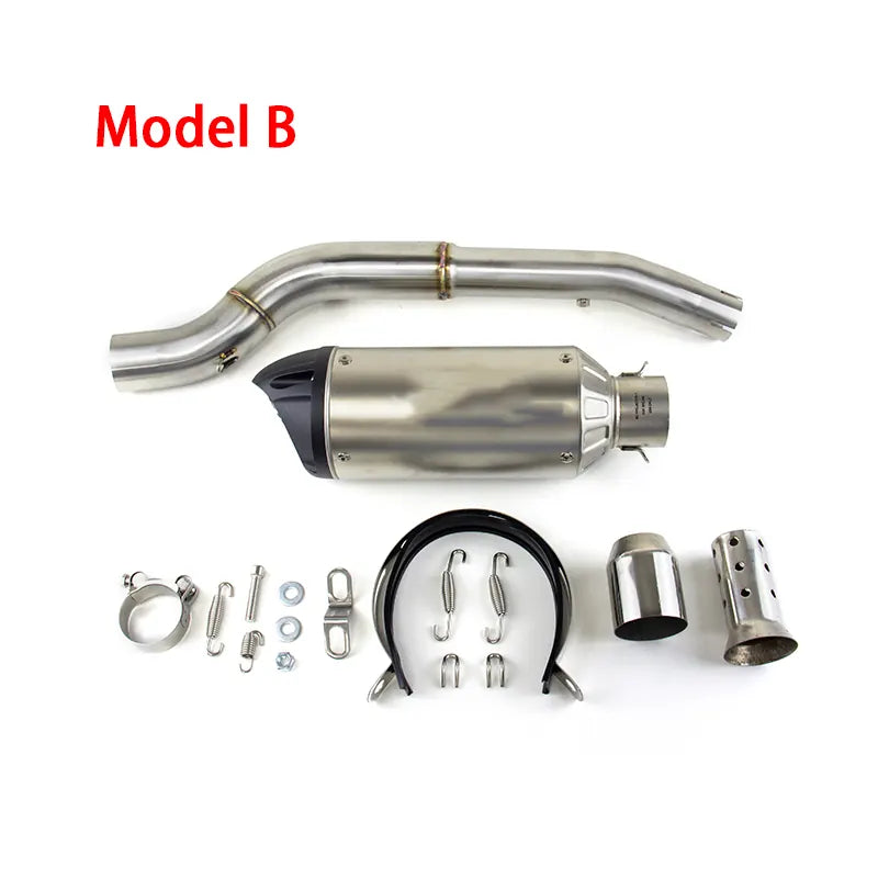 For Suzuki DRZ400S 400E(DR650 2020-2022)/DRZ400 Exhaust Link Pipe Muffler Tips Slip on System, product view 03