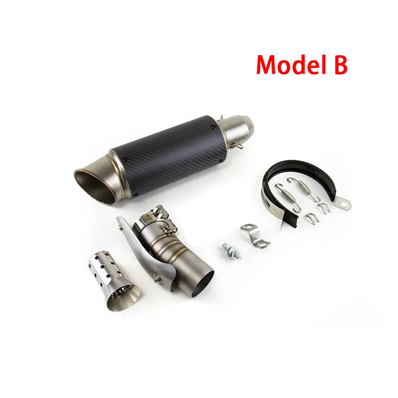 For Suzuki GSXR 600 750 2012-2025 Exhaust Link Carbon Fiber Pipe Muffler Tips Slip on System, product view 04