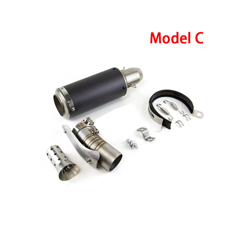 For Suzuki GSXR 600 750 2012-2025 Exhaust Link Carbon Fiber Pipe Muffler Tips Slip on System, product view 05