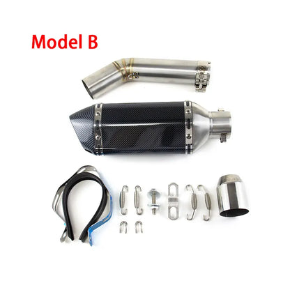 For Suzuki GSXR 750 600 2006-2024 Exhaust Link Pipe Muffler Tips Slip on System, product view 02