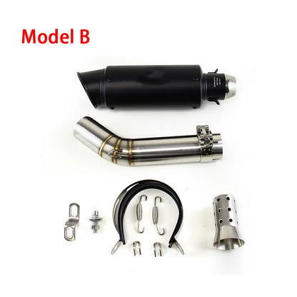 For Suzuki GSXR 750 600 2006-2024 Exhaust Tips Black Muffler Mid Link Pipe, product view 03