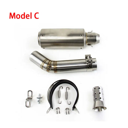 For Suzuki GSXR 750 600 2006-2024 Exhaust Tips Black Muffler Mid Link Pipe, product view 04