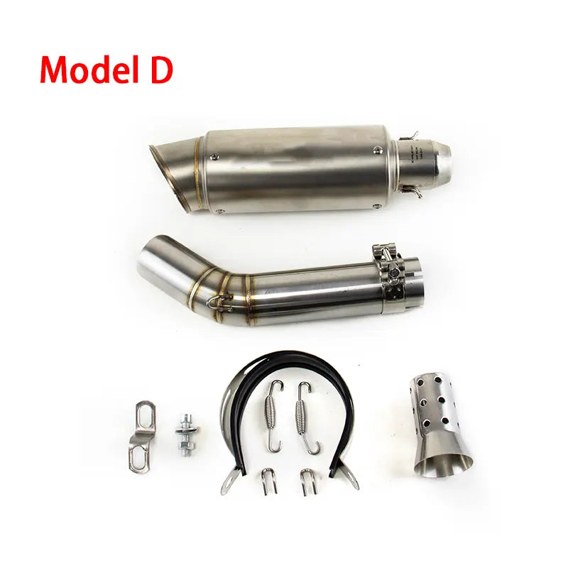 For Suzuki GSXR 750 600 2006-2024 Exhaust Tips Black Muffler Mid Link Pipe, product view 05