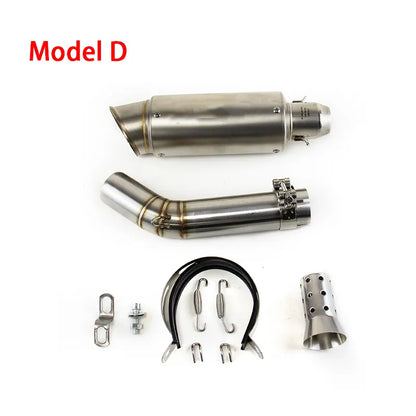 For Suzuki GSXR 750 600 2006-2024 Exhaust Tips Black Muffler Mid Link Pipe, product view 05