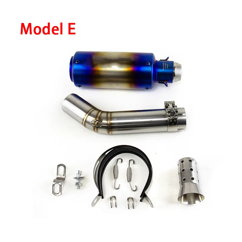 For Suzuki GSXR 750 600 2006-2024 Exhaust Tips Black Muffler Mid Link Pipe, product view 06