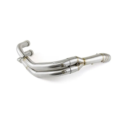 For Yamaha MT-07 2014-2025 Yamaha YZF R7 2021-2025 Yamaha XSR700 2015-2024 Exhaust Link Pipe Muffler Tips Slip on, product view 03