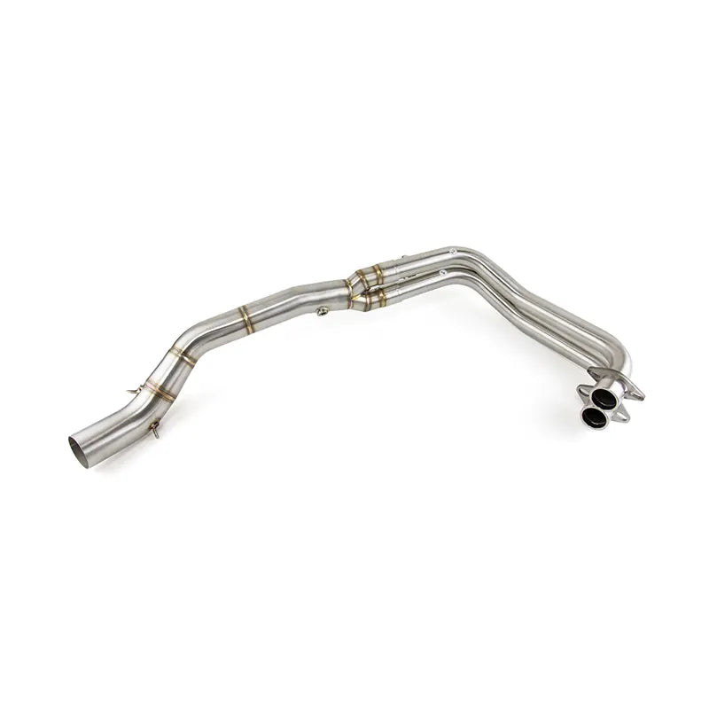 For Yamaha YZF R3/R25 2015-2024 Yamaha MT-03/25 2016-2024 Carbon Exhaust Link Pipe Muffler Tips Slip on System, product view 05