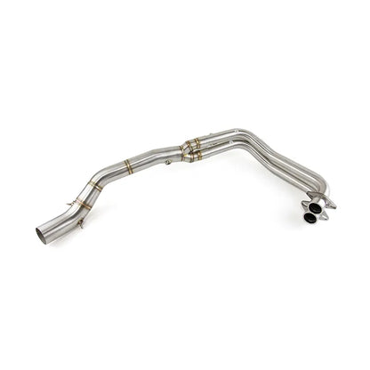 For Yamaha YZF R3/R25 2015-2024 Yamaha MT-03/25 2016-2024 Carbon Exhaust Link Pipe Muffler Tips Slip on System, product view 05